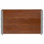 Jardinera de madera maciza de pino marrón 100x50 cm de , Maceteros y jardineras - Ref: Foro24-3295430, Precio: 118,14 €, Desc...