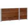 Jardinera de madera maciza de pino marrón 100x50 cm de , Maceteros y jardineras - Ref: Foro24-3295430, Precio: 118,14 €, Desc...