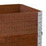 Jardinera de madera maciza de pino marrón 100x50 cm de , Maceteros y jardineras - Ref: Foro24-3295430, Precio: 118,14 €, Desc...