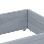 Jardinera de madera maciza de pino gris 150x50 cm de , Maceteros y jardineras - Ref: Foro24-3295405, Precio: 47,02 €, Descuen...