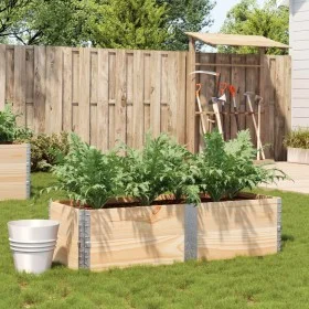 Jardinera de madera maciza de pino 150x50 cm de , Maceteros y jardineras - Ref: Foro24-3295407, Precio: 86,76 €, Descuento: %