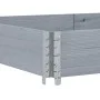 Jardinera de madera maciza de pino gris 150x100 cm de , Maceteros y jardineras - Ref: Foro24-3295413, Precio: 57,97 €, Descue...