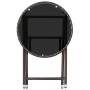 Mesa de centro ratán sintético y vidrio templado marrón 60 cm de vidaXL, Mesas de jardín - Ref: Foro24-310560, Precio: 65,64 ...