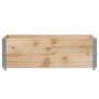 Jardinera de madera maciza de pino 120x80 cm de , Maceteros y jardineras - Ref: Foro24-3295847, Precio: 81,92 €, Descuento: %