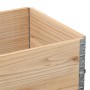 Jardinera de madera maciza de pino 80x60 cm de , Maceteros y jardineras - Ref: Foro24-3295839, Precio: 59,97 €, Descuento: %