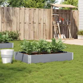 Jardinera de madera maciza de pino gris 120x80 cm de , Maceteros y jardineras - Ref: Foro24-3295845, Precio: 52,08 €, Descuen...