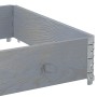 Jardinera de madera maciza de pino gris 120x80 cm de , Maceteros y jardineras - Ref: Foro24-3295845, Precio: 52,08 €, Descuen...