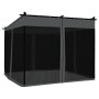 Cenador con paredes de malla acero gris antracita 3x3 m de , Carpas y cenadores - Ref: Foro24-4003909, Precio: 360,19 €, Desc...
