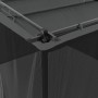 Cenador con paredes de malla acero gris antracita 3x3 m de , Carpas y cenadores - Ref: Foro24-4003909, Precio: 360,19 €, Desc...