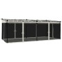 Cenador con paredes de malla acero crema 6x3 m de , Carpas y cenadores - Ref: Foro24-4003914, Precio: 484,44 €, Descuento: %