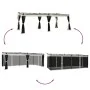 Cenador con paredes de malla acero crema 6x3 m de , Carpas y cenadores - Ref: Foro24-4003914, Precio: 512,40 €, Descuento: %