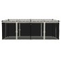 Cenador con paredes de malla acero crema 6x3 m de , Carpas y cenadores - Ref: Foro24-4003914, Precio: 484,44 €, Descuento: %
