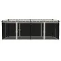 Cenador con paredes de malla acero crema 6x3 m de , Carpas y cenadores - Ref: Foro24-4003914, Precio: 512,40 €, Descuento: %
