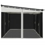 Cenador con paredes de malla acero crema 6x3 m de , Carpas y cenadores - Ref: Foro24-4003914, Precio: 484,44 €, Descuento: %