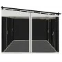 Cenador con paredes de malla acero crema 6x3 m de , Carpas y cenadores - Ref: Foro24-4003914, Precio: 512,40 €, Descuento: %