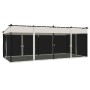 Cenador con paredes de malla acero crema 6x3 m de , Carpas y cenadores - Ref: Foro24-4003914, Precio: 484,44 €, Descuento: %