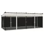 Cenador con paredes de malla acero crema 6x3 m de , Carpas y cenadores - Ref: Foro24-4003914, Precio: 512,40 €, Descuento: %