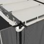 Cenador con paredes de malla acero crema 6x3 m de , Carpas y cenadores - Ref: Foro24-4003914, Precio: 484,44 €, Descuento: %