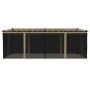 Cenador con paredes de malla acero taupe 6x3 m de , Carpas y cenadores - Ref: Foro24-4003916, Precio: 484,19 €, Descuento: %