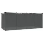 Cenador con cortinas acero gris antracita 6x3 m de , Carpas y cenadores - Ref: Foro24-4003921, Precio: 483,82 €, Descuento: %