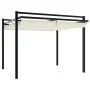 Cenador de jardín con techo retráctil aluminio crema 3x3 m de , Carpas y cenadores - Ref: Foro24-4003968, Precio: 475,88 €, D...