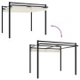 Cenador de jardín con techo retráctil aluminio crema 3x3 m de , Carpas y cenadores - Ref: Foro24-4003968, Precio: 466,89 €, D...