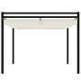 Cenador de jardín con techo retráctil aluminio crema 3x3 m de , Carpas y cenadores - Ref: Foro24-4003968, Precio: 466,89 €, D...