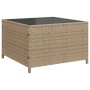 Sofá de jardín en forma de L con mesa y cojines ratán PE beige de , Conjuntos de jardín - Ref: Foro24-369031, Precio: 288,27 ...