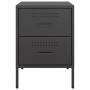 Mesitas de noche 2 unidades acero negro 36x39x50,5 cm de , Mesitas de noche - Ref: Foro24-842923, Precio: 121,39 €, Descuento: %