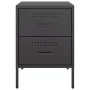 Mesitas de noche 2 unidades acero negro 36x39x50,5 cm de , Mesitas de noche - Ref: Foro24-842923, Precio: 120,02 €, Descuento: %