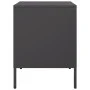 Mesitas de noche 2 unidades acero negro 36x39x50,5 cm de , Mesitas de noche - Ref: Foro24-842923, Precio: 120,02 €, Descuento: %