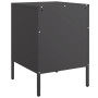 Mesitas de noche 2 unidades acero negro 36x39x50,5 cm de , Mesitas de noche - Ref: Foro24-842923, Precio: 121,39 €, Descuento: %