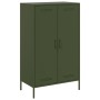 Aparador de acero verde oliva 68x39x113 cm de , Aparadores - Ref: Foro24-842968, Precio: 171,87 €, Descuento: %