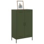 Aparador de acero verde oliva 68x39x113 cm de , Aparadores - Ref: Foro24-842968, Precio: 171,87 €, Descuento: %