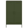 Aparador de acero verde oliva 68x39x113 cm de , Aparadores - Ref: Foro24-842968, Precio: 171,87 €, Descuento: %
