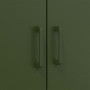 Aparador de acero verde oliva 68x39x113 cm de , Aparadores - Ref: Foro24-842968, Precio: 171,87 €, Descuento: %