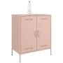 Aparador de acero rosa 68x39x79 cm de , Aparadores - Ref: Foro24-842977, Precio: 107,27 €, Descuento: %