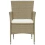 Sillas de jardín 2 unidades ratán sintético beige de vidaXL, Sillas de jardín - Ref: Foro24-310553, Precio: 141,16 €, Descuen...