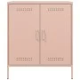 Aparador de acero rosa 68x39x79 cm de , Aparadores - Ref: Foro24-842977, Precio: 107,27 €, Descuento: %