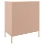 Aparador de acero rosa 68x39x79 cm de , Aparadores - Ref: Foro24-842977, Precio: 107,27 €, Descuento: %