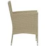 Sillas de jardín 2 unidades ratán sintético beige de vidaXL, Sillas de jardín - Ref: Foro24-310553, Precio: 141,16 €, Descuen...