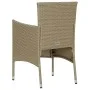 Sillas de jardín 2 unidades ratán sintético beige de vidaXL, Sillas de jardín - Ref: Foro24-310553, Precio: 141,16 €, Descuen...