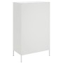 Aparador de acero blanco 68x39x113 cm de , Aparadores - Ref: Foro24-842975, Precio: 127,81 €, Descuento: %