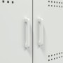 Aparador de acero blanco 68x39x113 cm de , Aparadores - Ref: Foro24-842975, Precio: 127,81 €, Descuento: %