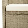 Sillas de jardín 2 unidades ratán sintético beige de vidaXL, Sillas de jardín - Ref: Foro24-310553, Precio: 141,16 €, Descuen...