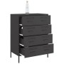 Aparador de acero negro 68x39x89 cm de , Aparadores - Ref: Foro24-842982, Precio: 147,56 €, Descuento: %