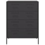 Aparador de acero negro 68x39x89 cm de , Aparadores - Ref: Foro24-842982, Precio: 147,56 €, Descuento: %