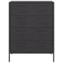 Aparador de acero negro 68x39x89 cm de , Aparadores - Ref: Foro24-842982, Precio: 145,85 €, Descuento: %