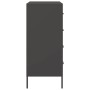 Aparador de acero negro 68x39x89 cm de , Aparadores - Ref: Foro24-842982, Precio: 147,56 €, Descuento: %