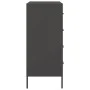 Aparador de acero negro 68x39x89 cm de , Aparadores - Ref: Foro24-842982, Precio: 145,85 €, Descuento: %